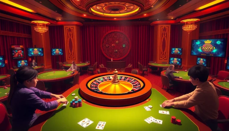 Exciting casino gameplay scene inviting users to đăng nhập C168 and join the thrill of the game.